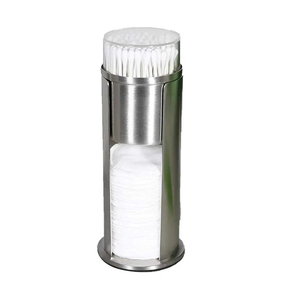 Stainless Steel Cotton Pads Storage Box Multifunction Desktop Dispenser Cleansing Cotton Innovative Cotton Swab Holder
Stainless Steel Cotton Pads Storage Box Multifunction Desktop Dispenser Cleansing Cotton Innovative Cotton Swab Holder
