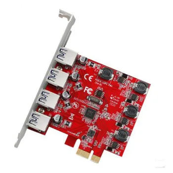 4 port USB 3.0 PCI-e Expansion Card PCI express Riser Card USB 3.0 hub adapter For Desktop computer Windows XP Win7/8/10 Vista
4 port USB 3.0 PCI-e Expansion Card PCI express Riser Card USB 3.0 hub adapter For Desktop computer Windows XP Win7/8/10 Vista
