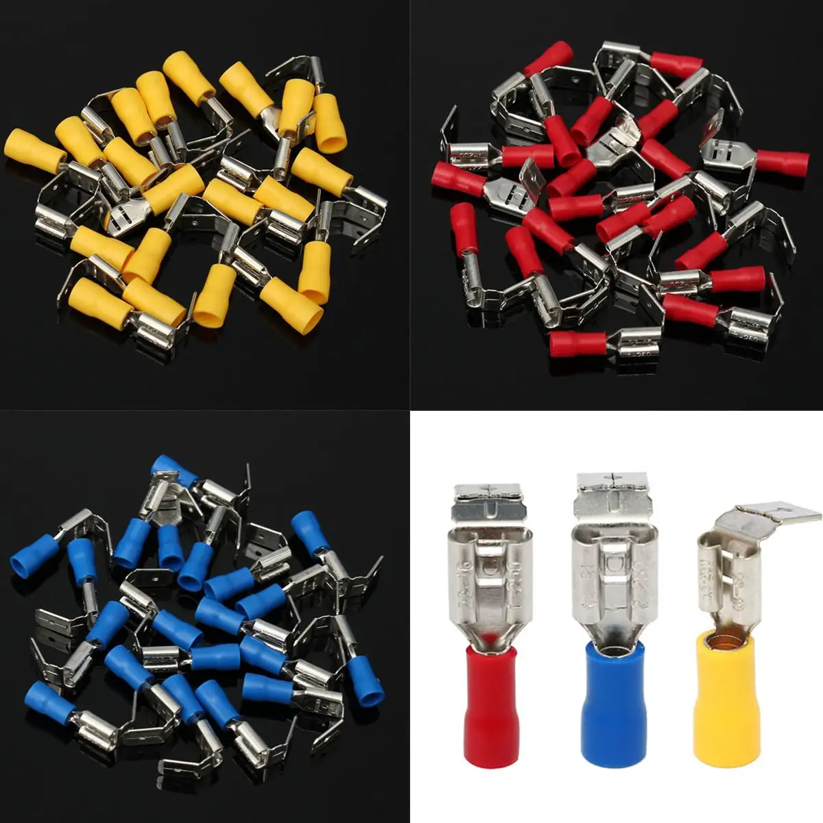 20PCS Back Piggyback Spade Crimp Connector Terminal 0.5-6.0mm Electrical Insulated Cable Wire Connector 22-10AWG
20PCS Back Piggyback Spade Crimp Connector Terminal 0.5-6.0mm Electrical Insulated Cable Wire Connector 22-10AWG