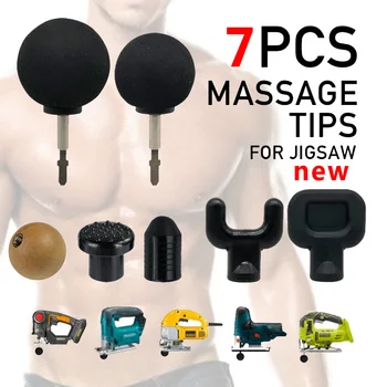 new 7pcs Replaceable Percussion deep Massage gun Tips For Jigsaw Massager Bit Tip Set Body Muscle Massager
new 7pcs Replaceable Percussion deep Massage gun Tips For Jigsaw Massager Bit Tip Set Body Muscle Massager