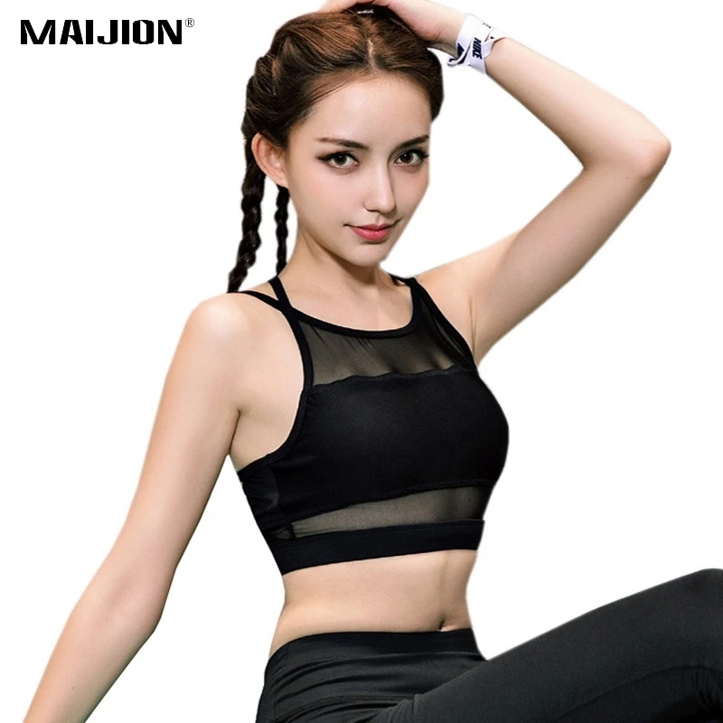 MAIJION Mesh Yoga Bra Ladies Cross Straps Gym Sports Vest Women Backless Crop Tops Push Up Seamless Breathable Fitness Underwear
MAIJION Mesh Yoga Bra Ladies Cross Straps Gym Sports Vest Women Backless Crop Tops Push Up Seamless Breathable Fitness Underwear