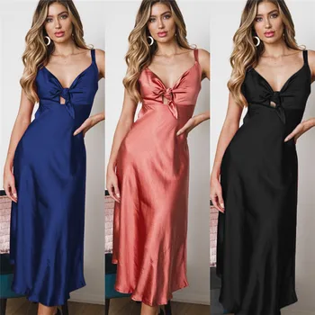 Summer Sexy Satin Loose Sleepwear Women V-Neck Long Maxi Babydoll Night Dress Underwear Nightgowns
Summer Sexy Satin Loose Sleepwear Women V-Neck Long Maxi Babydoll Night Dress Underwear Nightgowns