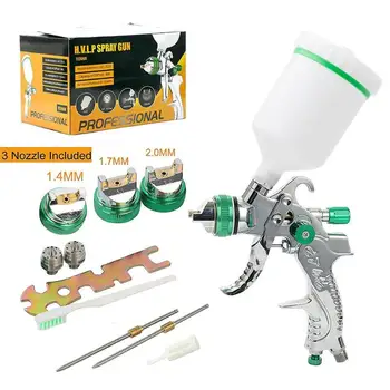 HVLP Paint Spray Gun Set 1.4mm 1.7mm 2.0mm Steel Nozzle Cars Painting Furniture DIY Painting Kit Car Auto Repair Tool Drop shipp
HVLP Paint Spray Gun Set 1.4mm 1.7mm 2.0mm Steel Nozzle Cars Painting Furniture DIY Painting Kit Car Auto Repair Tool Drop shipp