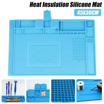 45x30cm Heat Insulation Silicone Pad Soldering Station Iron Phone PC Computer Repair Mat Desk Heat Insulation Platform
45x30cm Heat Insulation Silicone Pad Soldering Station Iron Phone PC Computer Repair Mat Desk Heat Insulation Platform