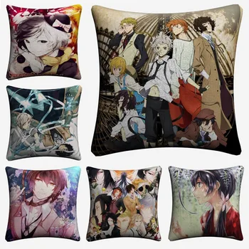 Bungou Stray Dogs Anime Cotton Linen Decorative Cushion Cover 45x45cm For Sofa Chair Pillow Case Home Decor Almofada
Bungou Stray Dogs Anime Cotton Linen Decorative Cushion Cover 45x45cm For Sofa Chair Pillow Case Home Decor Almofada