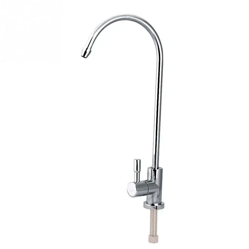 Kitchen Sink Faucet Tap 360 Degree Rotation Stainless Steel Chrome Reverse Osmosis Drinking Water Filter 1/4'' Goose Neck Faucet
Kitchen Sink Faucet Tap 360 Degree Rotation Stainless Steel Chrome Reverse Osmosis Drinking Water Filter 1/4'' Goose Neck Faucet