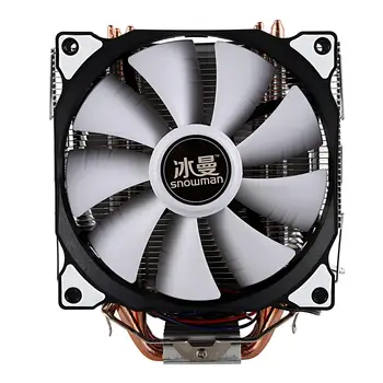 SNOWMAN CPU Cooler Master 4 Direct Contact Heat-pipes freeze Tower Cooling System CPU Cooling Double Fan with PWM 2 Fans
SNOWMAN CPU Cooler Master 4 Direct Contact Heat-pipes freeze Tower Cooling System CPU Cooling Double Fan with PWM 2 Fans