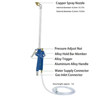 400mm Engine Oil Cleaner Tool Car Auto Water Cleaning Pneumatic Tool with Siphon Hose Machinery Parts Alloy Engine Care New
400mm Engine Oil Cleaner Tool Car Auto Water Cleaning Pneumatic Tool with Siphon Hose Machinery Parts Alloy Engine Care New