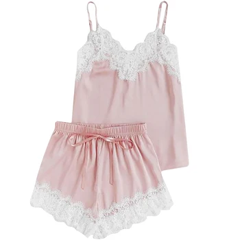 Woman Lace Satin Summer Lingerie Babydoll Nightdress Elegant Pajamas Set Sleepwear Smooth Sexy
Woman Lace Satin Summer Lingerie Babydoll Nightdress Elegant Pajamas Set Sleepwear Smooth Sexy
