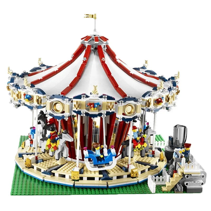 3263Pcs City Street Grand Carousel Model Building Blocks Compatible Legoings Bricks with Motor Toys Gifts
3263Pcs City Street Grand Carousel Model Building Blocks Compatible Legoings Bricks with Motor Toys Gifts