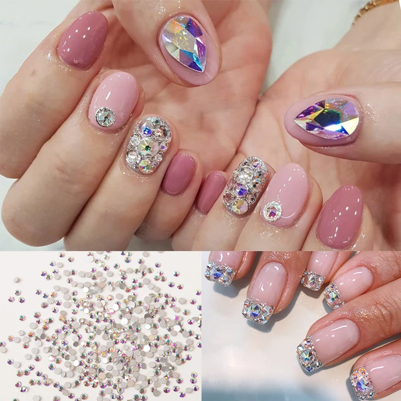 1440 pieces shiny crystal nail rhinestones AB silver flat back stone 3D glitter jewelry charm glass Nail Art decoration
1440 pieces shiny crystal nail rhinestones AB silver flat back stone 3D glitter jewelry charm glass Nail Art decoration