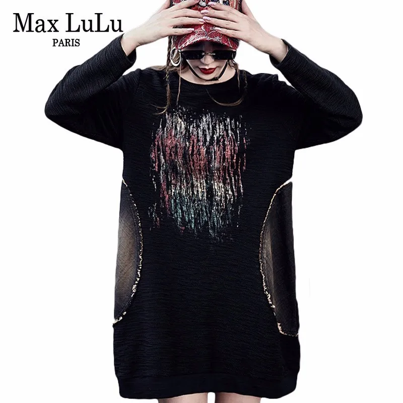 Max LuLu Spring 2019 Luxury Korean Brand Ladies Knitted Clothes Womens Denim Mini Dresses Printed Vestidos Woman Vintage Dress
Max LuLu Spring 2019 Luxury Korean Brand Ladies Knitted Clothes Womens Denim Mini Dresses Printed Vestidos Woman Vintage Dress