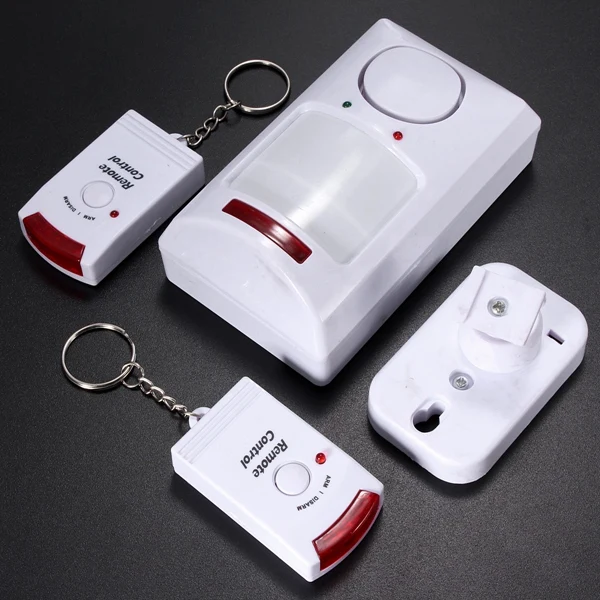 Portable IR Wireless Motion Sensor Detector + 2 Remote Home Security Burglar Alarm System
Portable IR Wireless Motion Sensor Detector + 2 Remote Home Security Burglar Alarm System