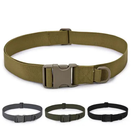 Men Women Army Heavy Duty Military Combat Tactical Belt Quick Release Waistband Outdoor Nylon Training Belt Black Green Gray
Men Women Army Heavy Duty Military Combat Tactical Belt Quick Release Waistband Outdoor Nylon Training Belt Black Green Gray