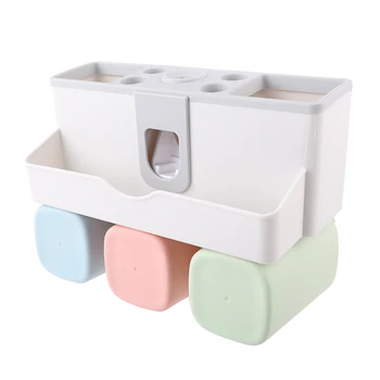 1 Set Wall Mounted Lazy Automatic Creative Multifunctional Toothbrush Holder Rack Toothpaste Squeezer for Bathroom Kitchen
1 Set Wall Mounted Lazy Automatic Creative Multifunctional Toothbrush Holder Rack Toothpaste Squeezer for Bathroom Kitchen