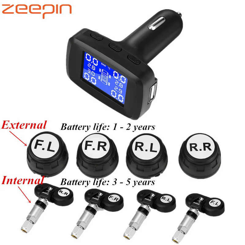Smart Car TPMS Tire Pressure Monitoring System cigarette lighter Digital LCD Display Auto Security Alarm Systems Tyre Pressure
Smart Car TPMS Tire Pressure Monitoring System cigarette lighter Digital LCD Display Auto Security Alarm Systems Tyre Pressure