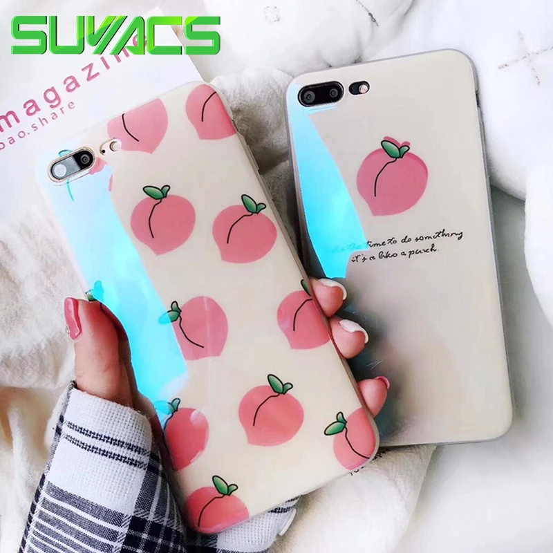 SUYACS Phone Case For iPhone XR XS Max 6 6S 7 8 Plus X Hot Cut Peach Teenage Style Soft TPU Fruit Phone Back Cover Cases Shell
SUYACS Phone Case For iPhone XR XS Max 6 6S 7 8 Plus X Hot Cut Peach Teenage Style Soft TPU Fruit Phone Back Cover Cases Shell