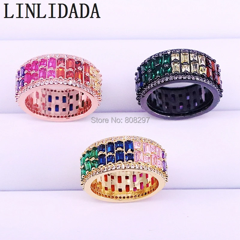 5Pcs Rainbow cubic zirconia Luxury cz ring fashion mix color gorgeous finger rings for women lady gift
5Pcs Rainbow cubic zirconia Luxury cz ring fashion mix color gorgeous finger rings for women lady gift