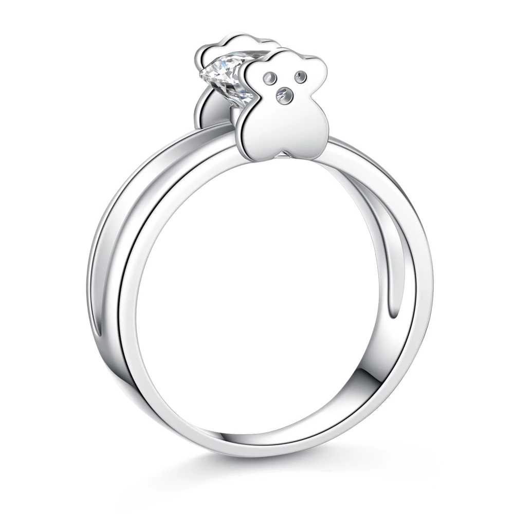 Sexy Mom Wedding Engagement Rings For Women Cute Bear Cubic Zircon Wedding Party Big Fashion Silver Bear Ladies Rings Jewelry
Sexy Mom Wedding Engagement Rings For Women Cute Bear Cubic Zircon Wedding Party Big Fashion Silver Bear Ladies Rings Jewelry