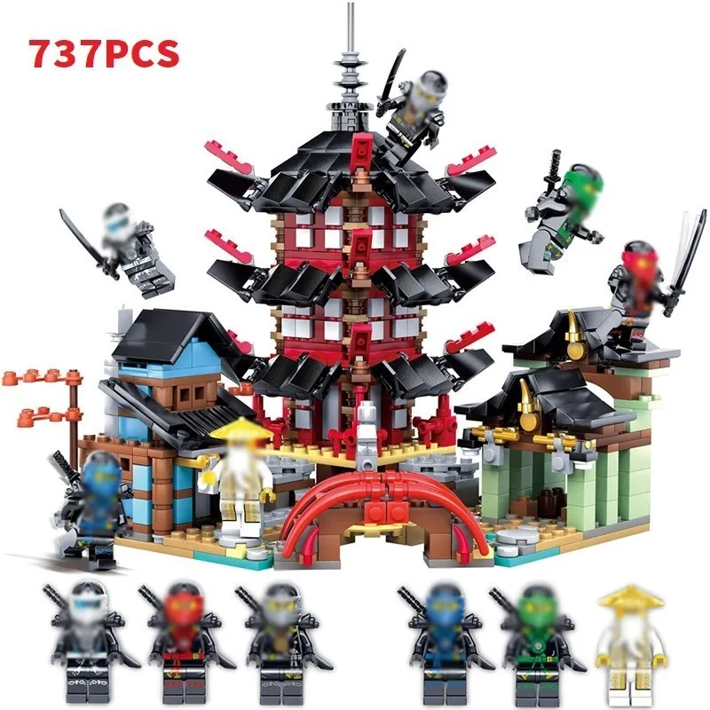 737pcs Ninjagoes Mini Action Figures Building Block Sets Compatible Legoing Ninjago Temple DIY Bricks Educational Toys WJ069
737pcs Ninjagoes Mini Action Figures Building Block Sets Compatible Legoing Ninjago Temple DIY Bricks Educational Toys WJ069