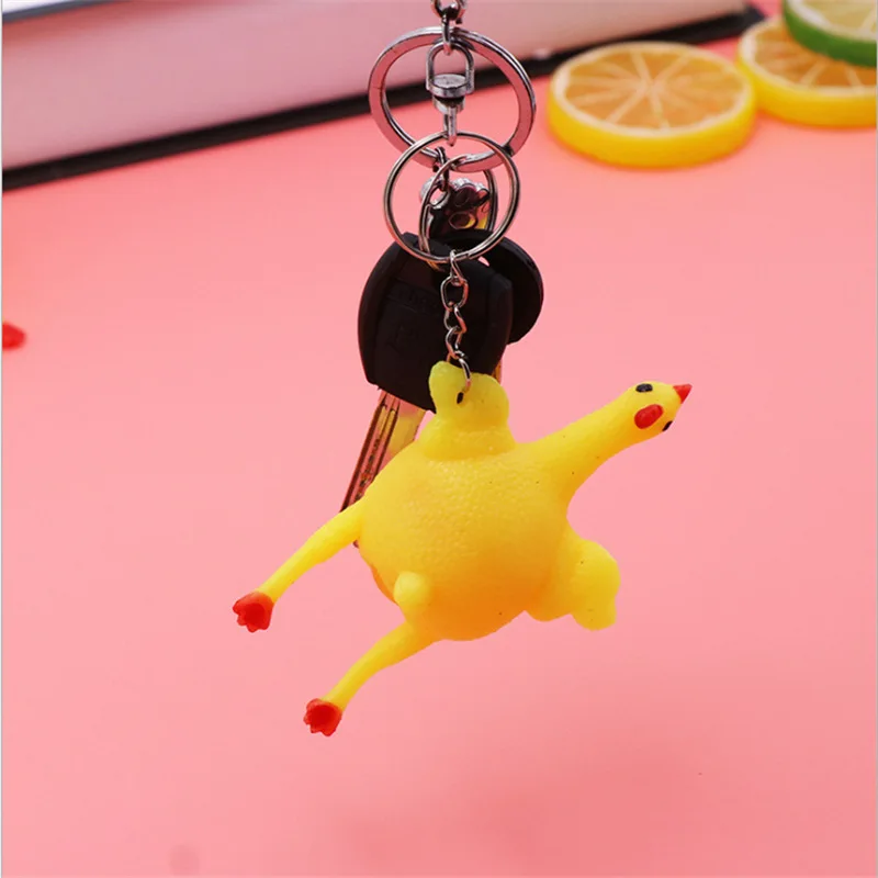 Key Ring Novelty Spoof Tricky Gadgets Toy Keychain For Roadrage Vent Chicken Whole Egg Laying Hens Crowded Stress Ball Keychain
Key Ring Novelty Spoof Tricky Gadgets Toy Keychain For Roadrage Vent Chicken Whole Egg Laying Hens Crowded Stress Ball Keychain