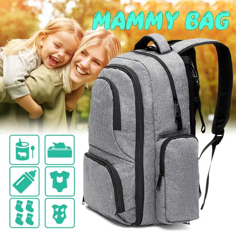 Outdoor Large Multifunctional Mummy Nappy Backpack Maternity Baby Diaper for Baby Care Bag with Changing Pad Bottle Sleeve
Outdoor Large Multifunctional Mummy Nappy Backpack Maternity Baby Diaper for Baby Care Bag with Changing Pad Bottle Sleeve