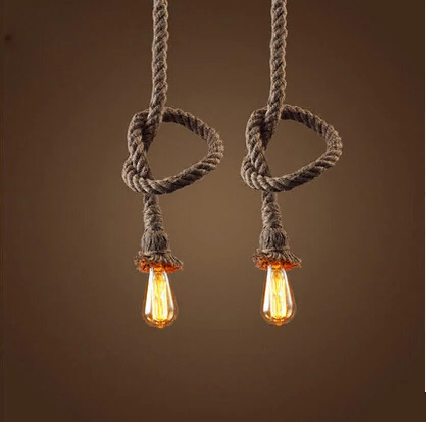 European Retro Hemp Loft Pendant Lights Led Lamps Personality Diy Decoration Led Pendant Lamps E27 Led Lustre Light Pendant Lamp
European Retro Hemp Loft Pendant Lights Led Lamps Personality Diy Decoration Led Pendant Lamps E27 Led Lustre Light Pendant Lamp