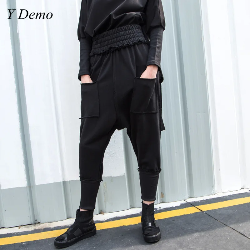 Solid Color Women Casual Haren Pants Spring New Pocket Elastic Waist Female Pants
Solid Color Women Casual Haren Pants Spring New Pocket Elastic Waist Female Pants