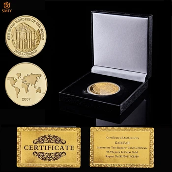 2007 New World Seven Wonders Asia Petra Jordan Medal Gold Plated Challenge Collectible Coin W/ Luxury Box
2007 New World Seven Wonders Asia Petra Jordan Medal Gold Plated Challenge Collectible Coin W/ Luxury Box