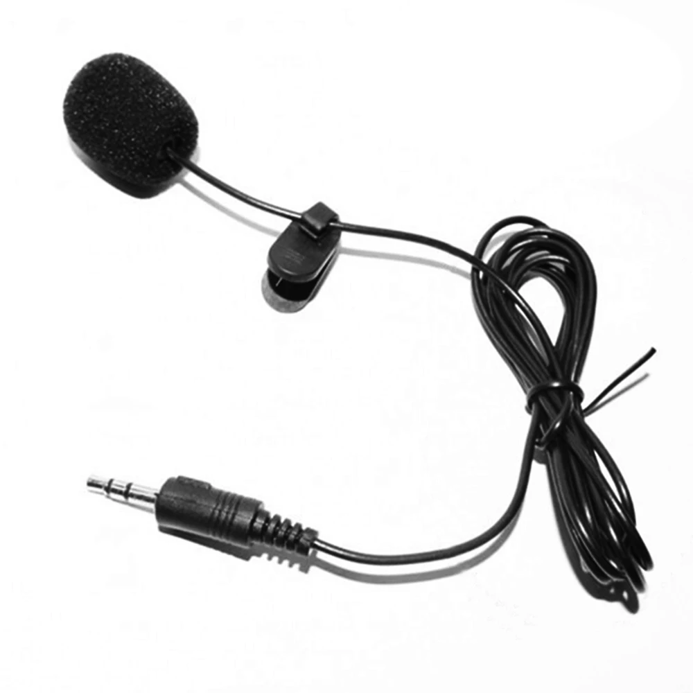 External Clip-on Lapel Lavalier Microphone 3.5mm Jack for Phone Handsfree Wired Condenser Mic for Teaching Speeching Black
External Clip-on Lapel Lavalier Microphone 3.5mm Jack for Phone Handsfree Wired Condenser Mic for Teaching Speeching Black