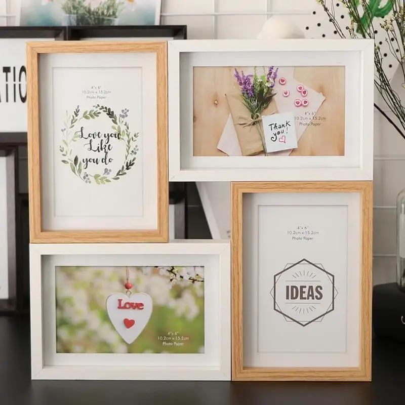 1Pcs / 4Pcs Creative Retro Combination Photo Frame DIY Wall Canvas Oil Painting Picture Poster Frame Home Decor Gift Ornaments
1Pcs / 4Pcs Creative Retro Combination Photo Frame DIY Wall Canvas Oil Painting Picture Poster Frame Home Decor Gift Ornaments