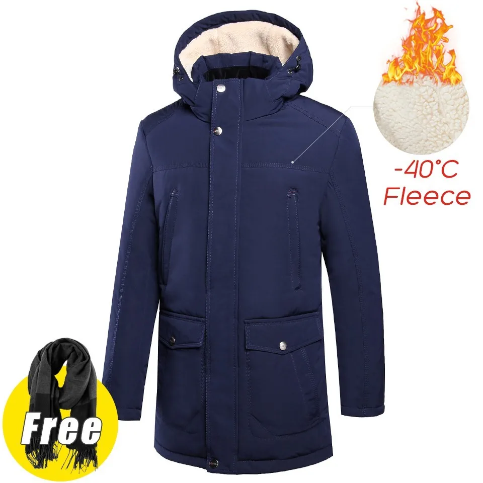 48-58 6XL Men Winter Casual Long Thick Warm Fleece Jacket Parka Coat Men New Fashion Hat OutWear Waterproof Parkas Men Plus Size
48-58 6XL Men Winter Casual Long Thick Warm Fleece Jacket Parka Coat Men New Fashion Hat OutWear Waterproof Parkas Men Plus Size