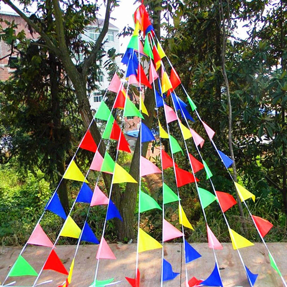 80m Small Colorful Flags Pennant String Banner Buntings Festival Party Holiday Decoration Supplies Tool
80m Small Colorful Flags Pennant String Banner Buntings Festival Party Holiday Decoration Supplies Tool