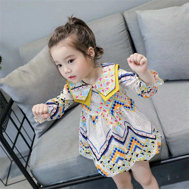 Girls dress 2019 new spring and autumn cotton children's clothing printed long-sleeved 2-6 baby clothes
Girls dress 2019 new spring and autumn cotton children's clothing printed long-sleeved 2-6 baby clothes