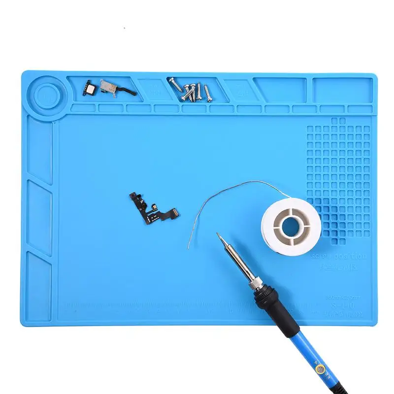 S-140 Heat Insulation Working Mat Soldering Insulation Pad Maintenance Platform Heat-resistant Heat Gun BGA Soldering Station
S-140 Heat Insulation Working Mat Soldering Insulation Pad Maintenance Platform Heat-resistant Heat Gun BGA Soldering Station