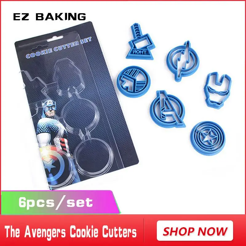 Plastic cookie cutter 6pcs/set The Avengers Thor Iron man The Flash Captain America icons biscuit cutter free shipping
Plastic cookie cutter 6pcs/set The Avengers Thor Iron man The Flash Captain America icons biscuit cutter free shipping