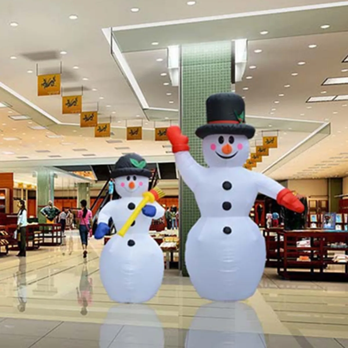 EU plug 180/240CM Giant Inflatable Snowman Christmas Party Props Air Blower Hotels New Year Holiday Lighting LED Light Decor
EU plug 180/240CM Giant Inflatable Snowman Christmas Party Props Air Blower Hotels New Year Holiday Lighting LED Light Decor