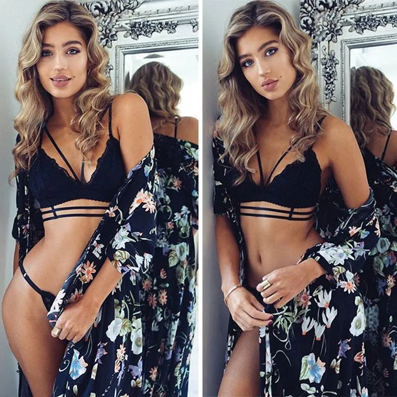 Sexy Bras Set Women Lace Sheer Bralette Seamless Solid Unpadded 3/4 Cup Bra Ladies Bustier Babydoll Exotic Sets
Sexy Bras Set Women Lace Sheer Bralette Seamless Solid Unpadded 3/4 Cup Bra Ladies Bustier Babydoll Exotic Sets