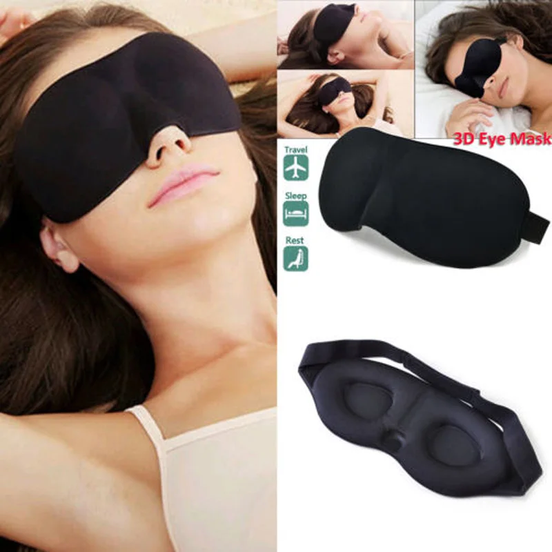 Brand New Style Soft Padded Blindfold 3D Eye Mask Travel Sleep Aid Shade Cover Unisex Black
Brand New Style Soft Padded Blindfold 3D Eye Mask Travel Sleep Aid Shade Cover Unisex Black
