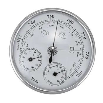 FUNN-Wall Mounted Household Thermometer Hygrometer High Accuracy Pressure Gauge Air Weather Instrument Barometer
FUNN-Wall Mounted Household Thermometer Hygrometer High Accuracy Pressure Gauge Air Weather Instrument Barometer