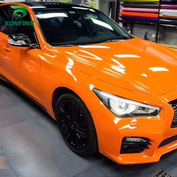 Car Styling Wrap Supper gloss orange Car Vinyl film Body Sticker Car sticker With Air Free Bubble For Motorcycle Car Tuning Part
Car Styling Wrap Supper gloss orange Car Vinyl film Body Sticker Car sticker With Air Free Bubble For Motorcycle Car Tuning Part