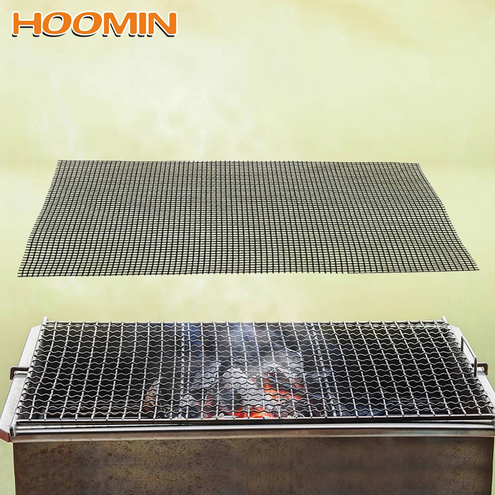 HOOMIN Barbecue Grid Grilling Mat Steamer Mat Non-stick Pizza Mat Roaster Cooking Tool High Temperature Resistance Black
HOOMIN Barbecue Grid Grilling Mat Steamer Mat Non-stick Pizza Mat Roaster Cooking Tool High Temperature Resistance Black