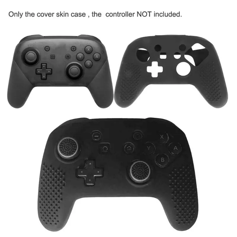 1Pcs Black Soft Silicone Anti-Slip Gamepad Protective Case Cover Skin For Nintend Switch Pro Controller Grip
1Pcs Black Soft Silicone Anti-Slip Gamepad Protective Case Cover Skin For Nintend Switch Pro Controller Grip