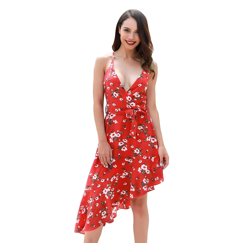 Sovalro Sexy V Neck Sleeveless Floral Print Women Dress Irregular Bohemian Casual Beach Sundress Boho Feminino Vestidos Robe
Sovalro Sexy V Neck Sleeveless Floral Print Women Dress Irregular Bohemian Casual Beach Sundress Boho Feminino Vestidos Robe