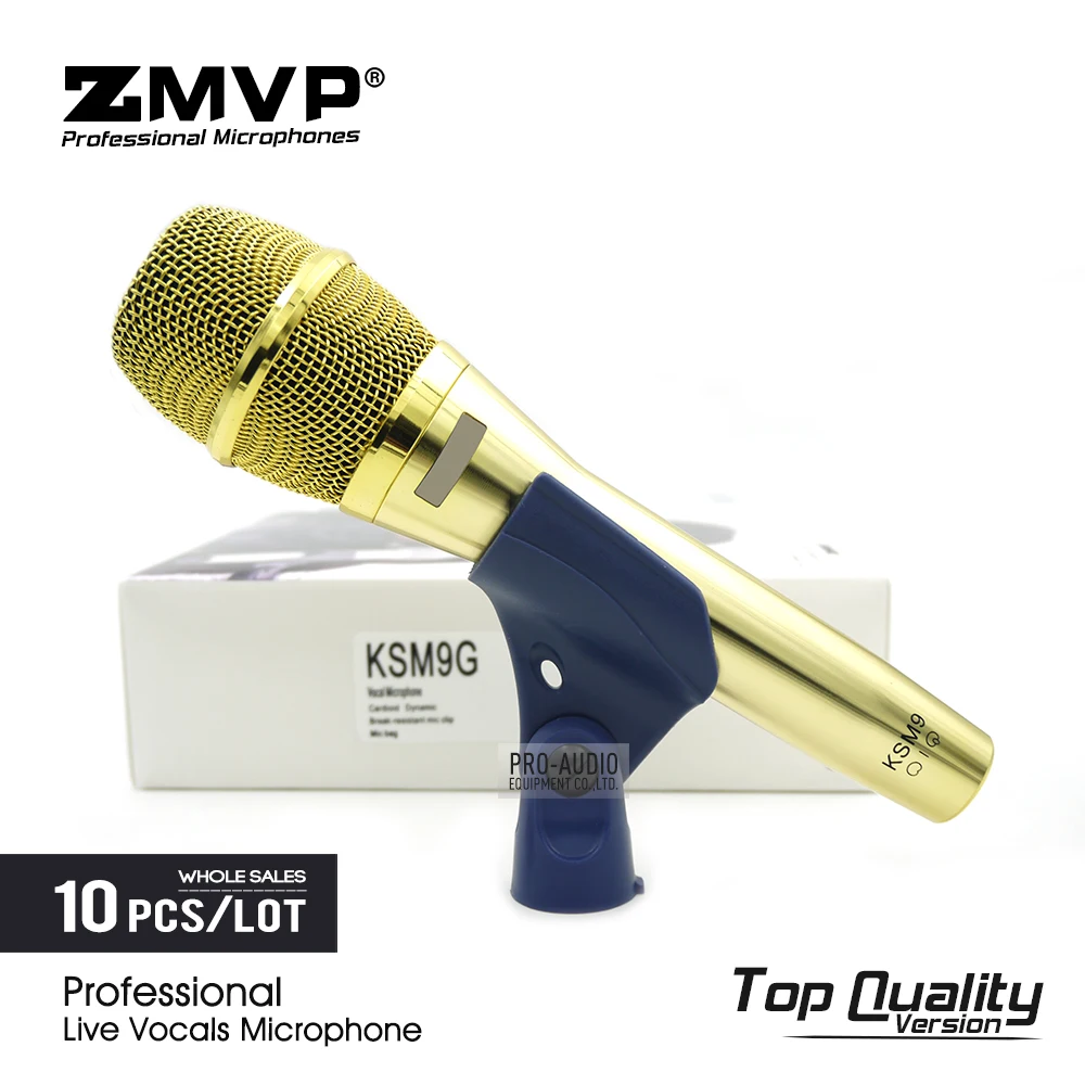 10pcs Top Quality KSM9 Professional Live Vocals KSM9G Dynamic Wired Microphone Karaoke Supercardioid Podcast Microfono Mic Mike
10pcs Top Quality KSM9 Professional Live Vocals KSM9G Dynamic Wired Microphone Karaoke Supercardioid Podcast Microfono Mic Mike