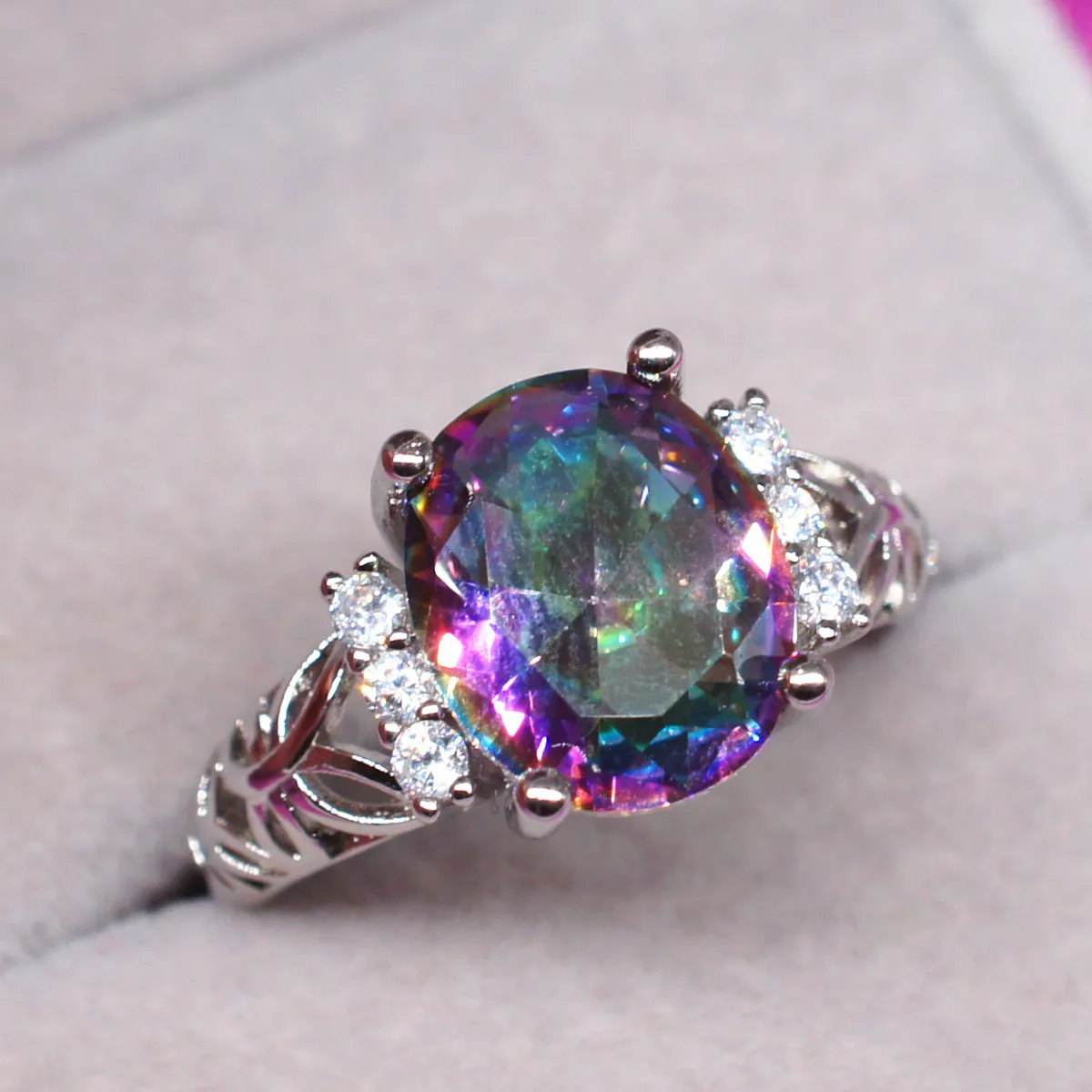 Multicolored Stone Agate Diamond Ring 925 Sterling Silver Rainbow Gemstone Anillos De Rings Bizuteria for Woman Jewelry 6 7 8 9
Multicolored Stone Agate Diamond Ring 925 Sterling Silver Rainbow Gemstone Anillos De Rings Bizuteria for Woman Jewelry 6 7 8 9