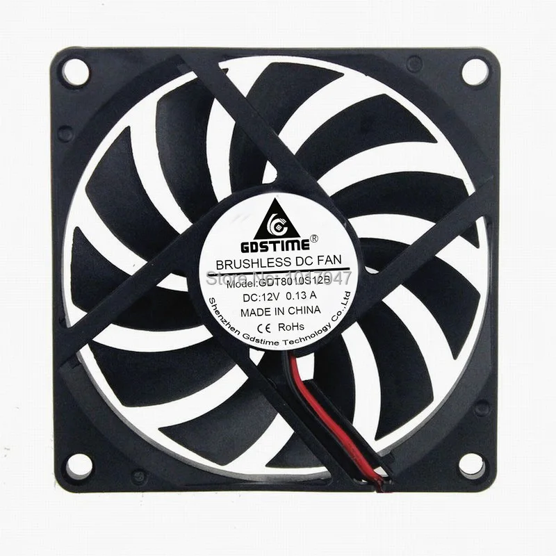 1 PCS/LOT GDT mini DC 12V 2P Brushless Cooling Fan 80mm 80*80x10mm 8010S HOT SALE
1 PCS/LOT GDT mini DC 12V 2P Brushless Cooling Fan 80mm 80*80x10mm 8010S HOT SALE