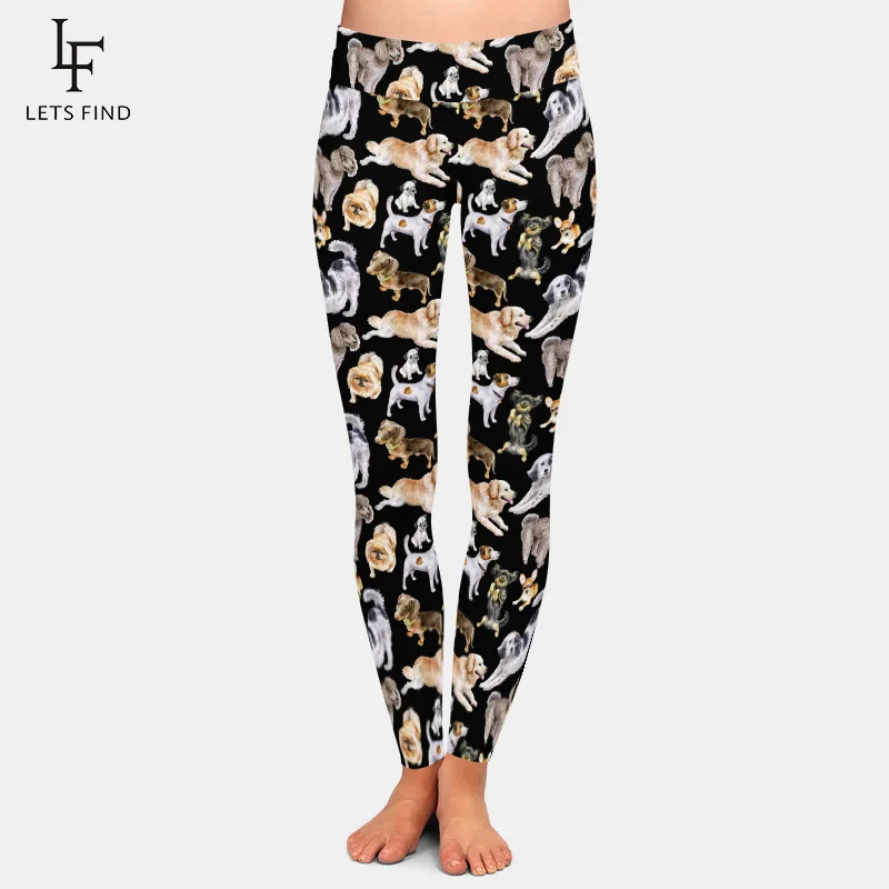 Fashion Cartoon Dogs Print High Elastic Women Black Leggings High Waist 220gsm Double Side Brushed Milk Silk Plus Size Leggings
Fashion Cartoon Dogs Print High Elastic Women Black Leggings High Waist 220gsm Double Side Brushed Milk Silk Plus Size Leggings
