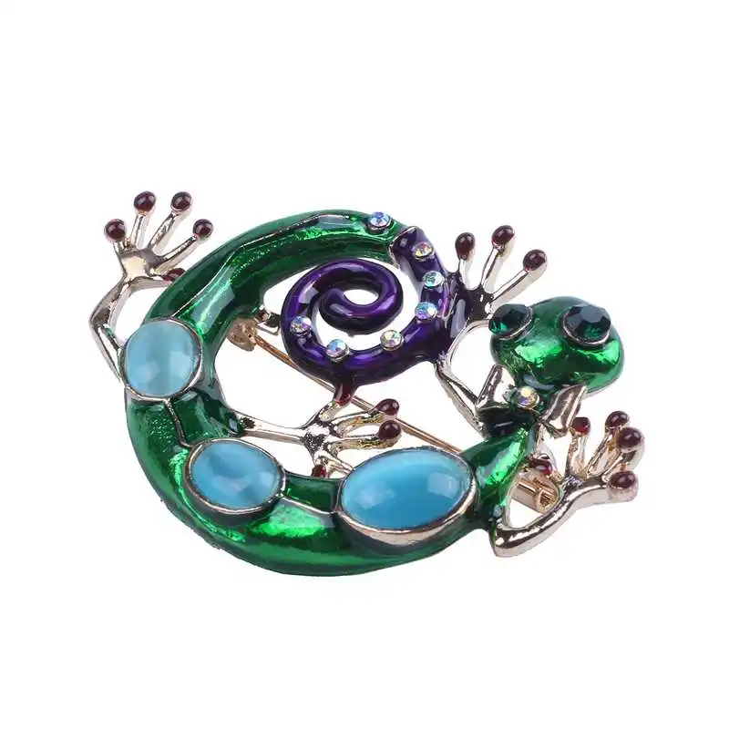 Enamel Lizard Brooches For Women Fashion Green Rhinestone Brooch Pins Gecko Animal Jewelry
Enamel Lizard Brooches For Women Fashion Green Rhinestone Brooch Pins Gecko Animal Jewelry