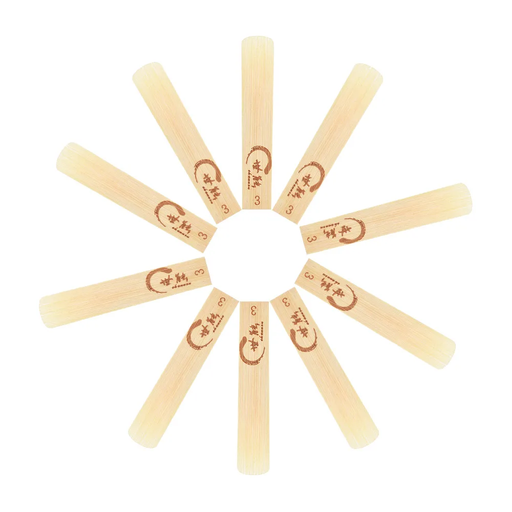 10pcs/ Box Bb Clarinet Reeds Elementary Bb Clarinet Reeds Strength 2.0/ 2.5/ 3.0 for Beginners Woodwind Instrument
10pcs/ Box Bb Clarinet Reeds Elementary Bb Clarinet Reeds Strength 2.0/ 2.5/ 3.0 for Beginners Woodwind Instrument